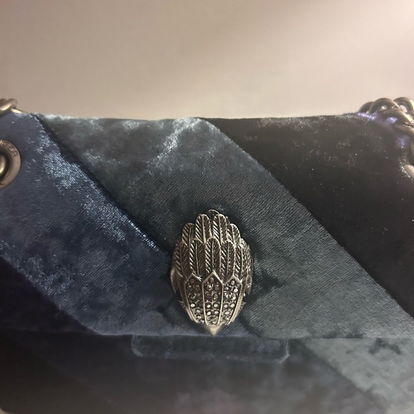 Kurt Geiger London Mini Kensington Velvet Bag - Picture 4 of 7